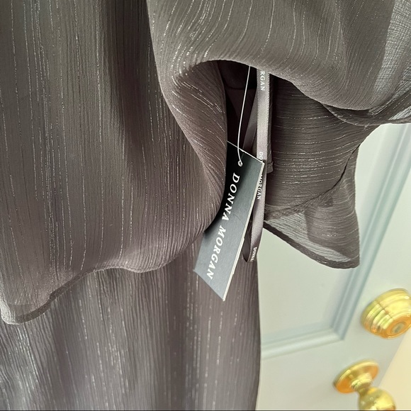 NWT Black Donna Morgan jumpsuit from Anthropologie jumpsuit, Size 8 - Picture 7 of 9